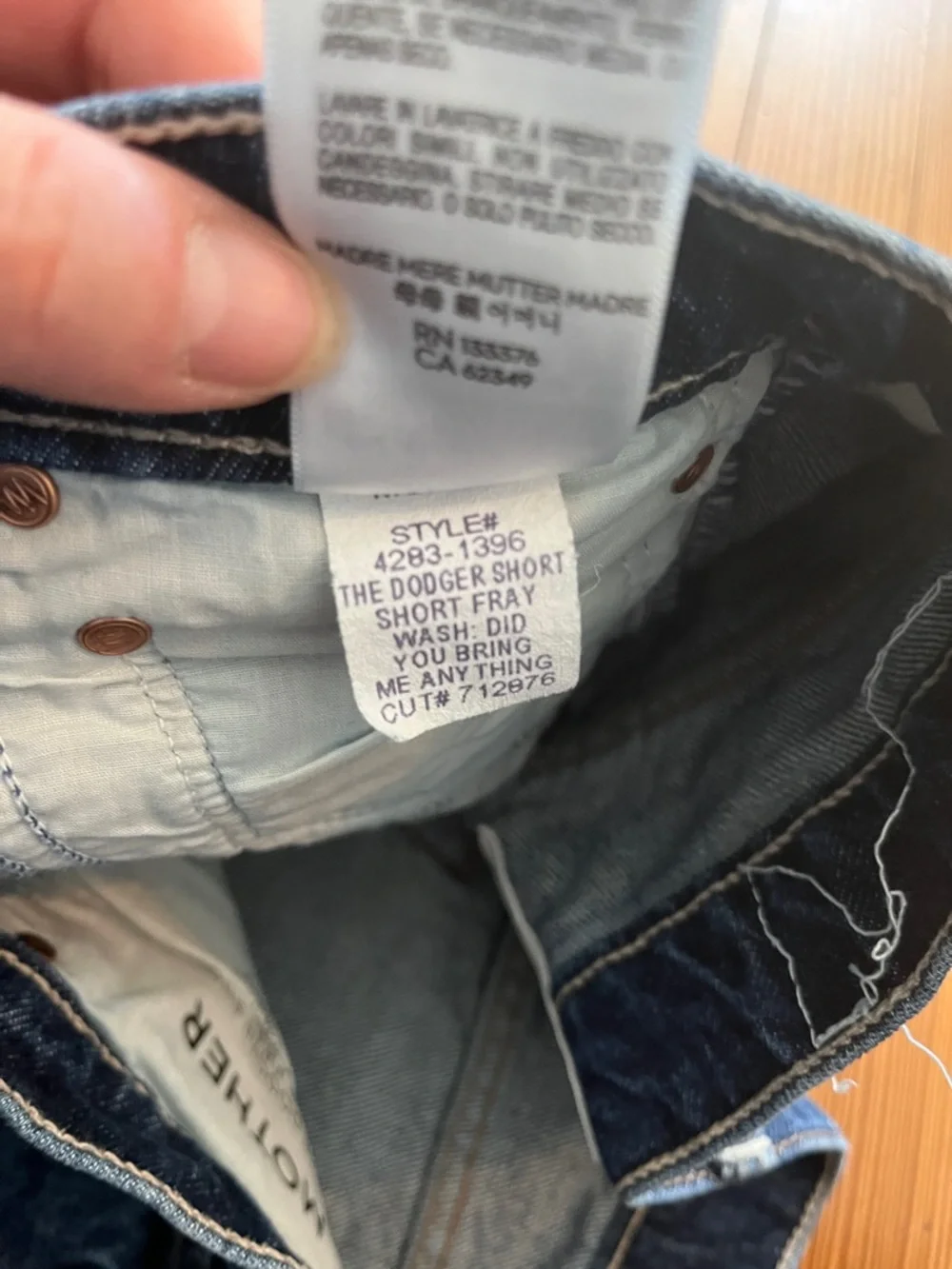 Mother denim jean shorts - Picture 4 of 13